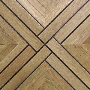 DMF0029 Carbonized OAK Natural OAK Parquet Panels