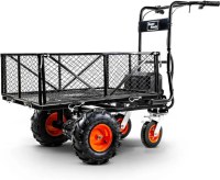 SuperHandy Self-Propelled Electric Utility Wagon - 48V 2Ah Battery System, 660LB Haulin...