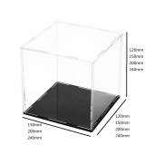 Display Case Dustproof Model Toy Showcase Action Figures Show Clear Box