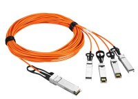 AOC Active Optical Cable 40G QSFP to-4 x 10G SFP+ Breakout AOC Cable 5M