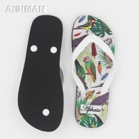 Factory Customized Printing Rubber Sublimation Slipper Flip Flops