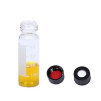 2ml clear vials with write-on spot