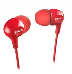 Philips Ecouteurs intra auriculaires filaires SHE-3555RD/00 (Rouge)