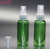 50ml green spray plastic bottle