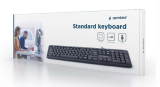 Gembird Clavier standard, USB, disposition espagnole, noir - KB-U-103-ES