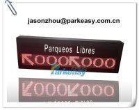 Parking Guidance System--LED Signs