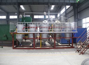 High efficiency cooking oil refinery machine