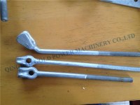 Thimble Straight Forged Galvanized Eye Bolt