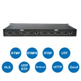 H.264 8 Channels 4K@30 H.264 HDMI Video Encoder 1U