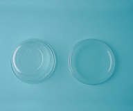 Free Sample 4 Disposable Plastic Transparent Round Cake Container