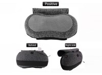 USB Micro-suede Cover Foam Padding Heat Shiatsu Back Neck Massage Pillow