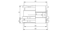 Single Compression Cable Gland