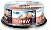 DVD+RW Philips 4,7GB 25pcs broche 4x DW4S4B25F/00