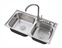 Stainless steel sink DOSCseries (with knife rest)