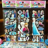 Disney Frozen Kids Snow Queen Elsa Sticker Sheets Children 3D Foam Sticker Cartoon Elsa...