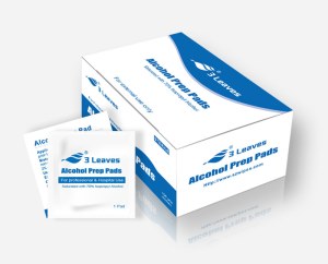 Medical alcohol prep pads