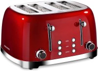 4 Slice Retro Stainless Steel Toaster ST033