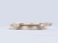 Eco Biodegradable Compostable Disposable Recyclable Restaurant Paper Pulp Serving Plate...