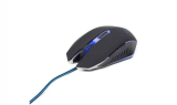 Gembird souris USB 2400 DPI Ambidextre Noir Bleu MUSG-001-B