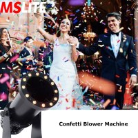 DMX 512 LED Electric Confetti Clower Color Paper Cannon Confetti Blower Machine