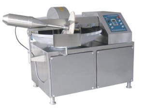 Full automatic meat cutter/20-200L meat cutmixer/chicken meat bowl cutting machine for...
