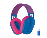 Logitech Casque de jeu sans fil G G435 LIGHTSPEED Bleu - EMEA -981-001062