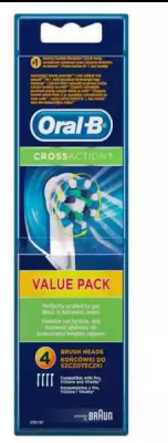 Pack de 4 brossettes Oral-B CrossAction EB50-4