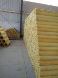 High quality thermal insulation glass wool roll inside the sheath