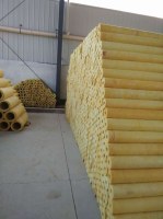 High quality thermal insulation glass wool roll inside the sheath