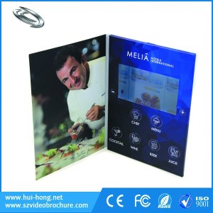 Customized tft lcd video brochure for marketing and promotion