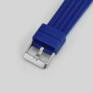 BLUE SILICONE RUBBER WATCH STRAP MANUFACTURER