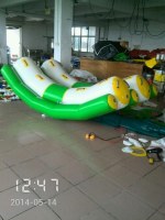 Double Lanes Inflatable Water Totter / Water Seesaw For Adults