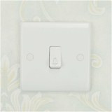 White Moulded Bell Push Switch