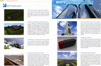 Leading the global original technology in photovoltaic for building