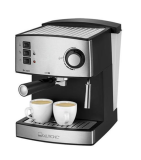 Machine à espresso Clatronic ES 3643 (noir-argenté)