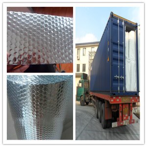 Foil bubble wrap insulation,aluminum foil air bubble insulation