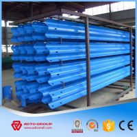 Hot-selling Galvanized Steel Highway Guardrail,Q235 Painting Metal Beam Road Safety Tra...