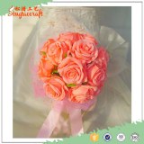 New style real touch silk cloth Chinese hanging flower ball shape centerpiece wholesale/.