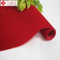 Red Color Spunlace Flock Material For Luxury Box, Box Liner Fabric For Sale