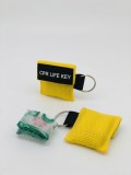 CE ISO13485 Approved Custom First Aid CPR Training Mask Keychain