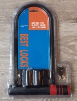 Large U-lock for bike 195x320mm