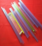 Colored plastic tube square plastic tube