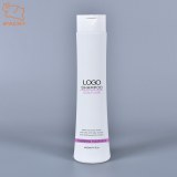 Soft touch 400ml matte finish HDPE slender bottle for hair care with flip top cap