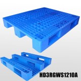 1200x1000mm PP Heavy Duty Plastic Storage Pallets With 3 Skids, HD3RGWS1210A