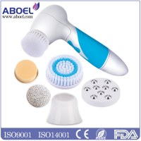 5 In 1 Face Massager Rotating Cleansing Electric Facial Cleaning Wash Brush welcome OEM