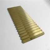 Stainless steel metal strip mirror champagne gold tile trim for wall decoration