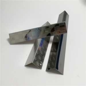 Customized thickness stainless steel tile trim mirror L shape stainless steel tile trim...