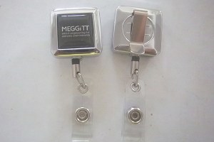 Metal badge reel