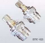 Slow open brass faucet valve spool