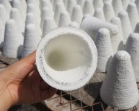 Ceramic fiber plugs